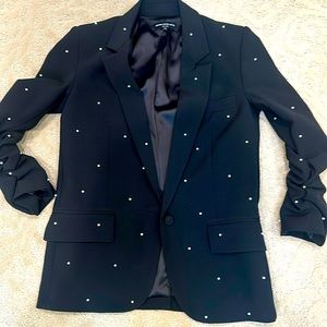 •   Generation Love black blazer with pearls